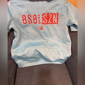 Baseball 101 Youth Large Short sleeve sweatshirt